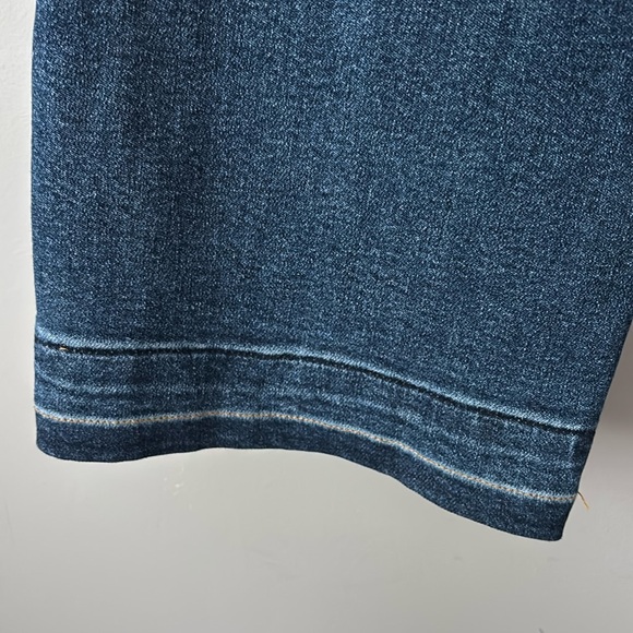 Judy Blue High Waist Wide Leg Dark Blue Denim Cargo Jeans size 29 - Picture 9 of 11